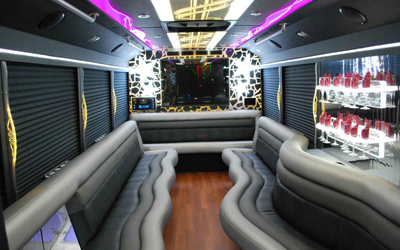 Interior Design of Partybus and Limo