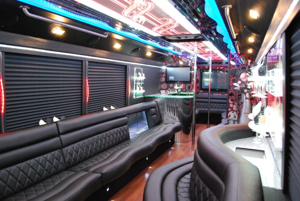 Interior of Party Bus 40 Pax