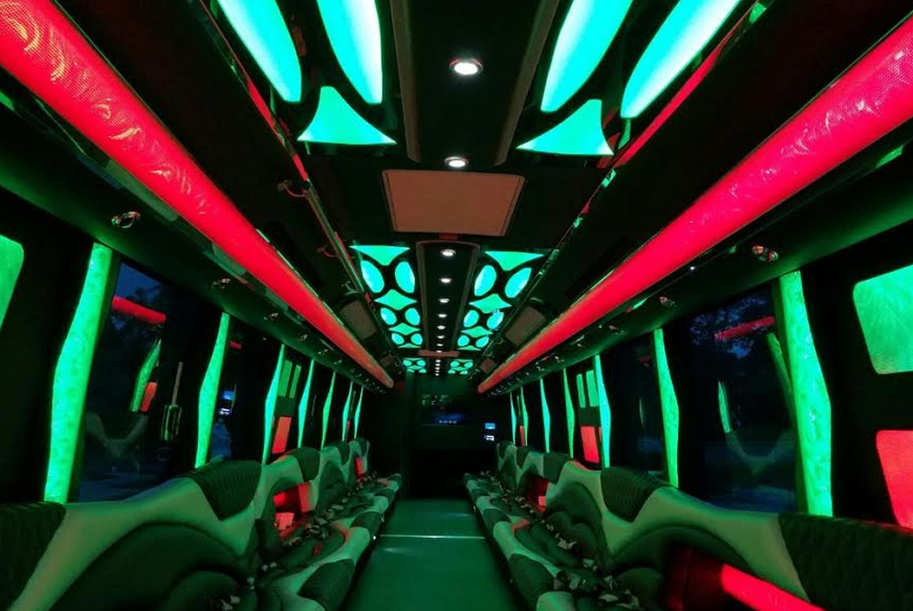 52 Pax party bus with a VIP Room
