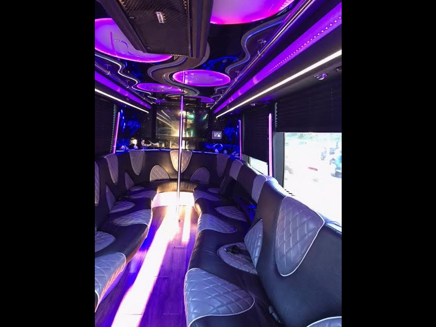 31 Pax party bus with a VIP Room